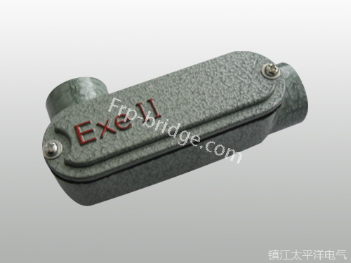 防爆左彎通穿(chuan)線盒